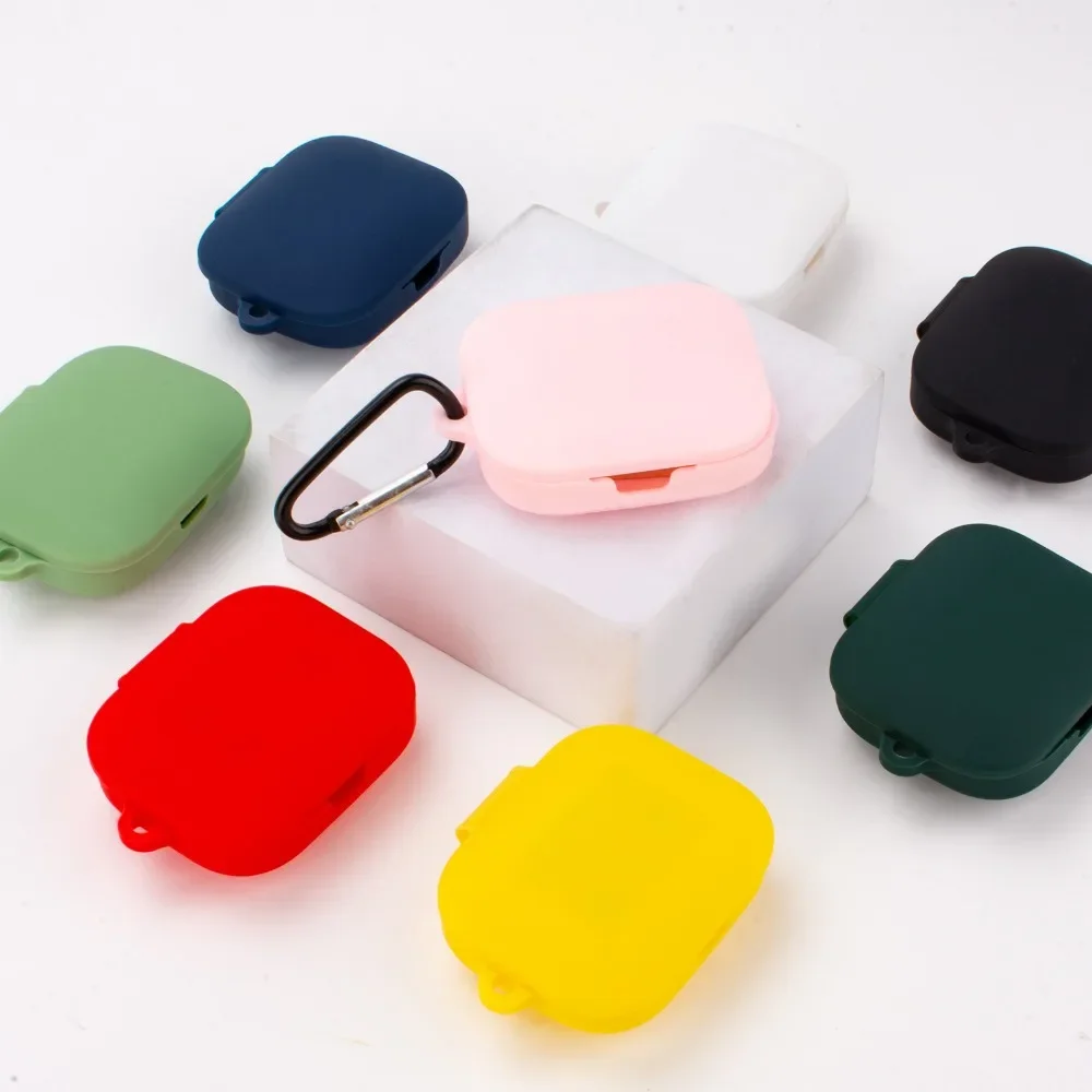 

For Redmi Buds 5 Case Soft Silicone Earphone Cover Solid Color Shockproof Anti-Scratch Shell Cover Headphone Accessories