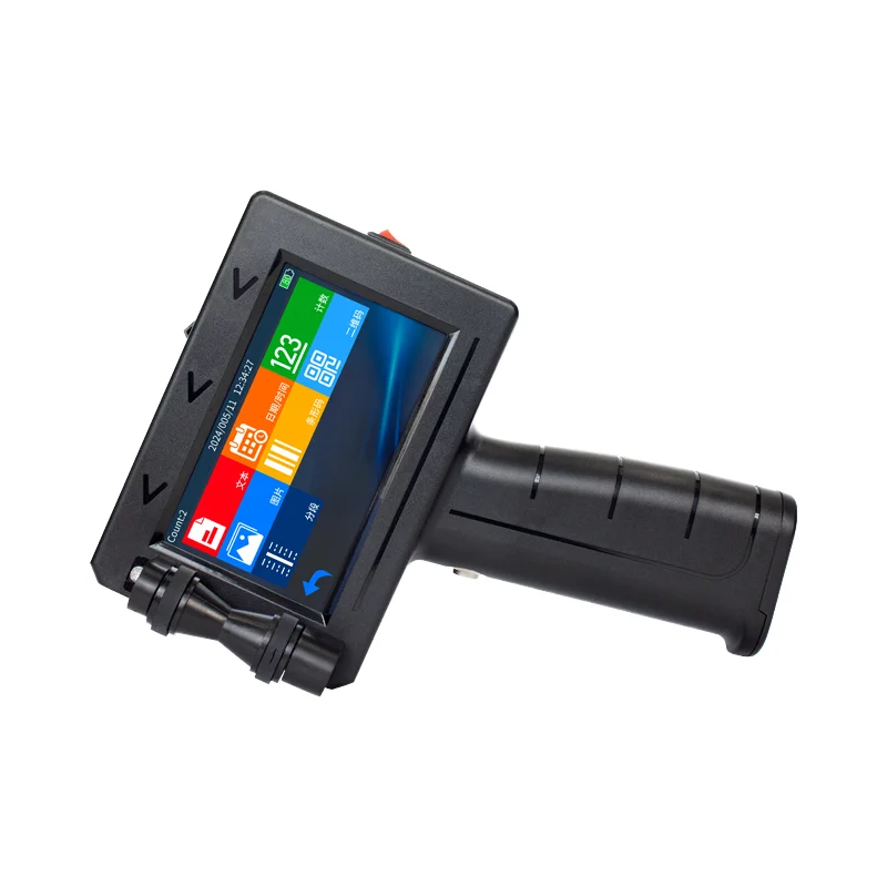 For Factory Direct Hot Sale Portable Digital Inkjet Printer Mini Handheld Mobile DX7 for Flex Egg Expiry Date Batch Code Display