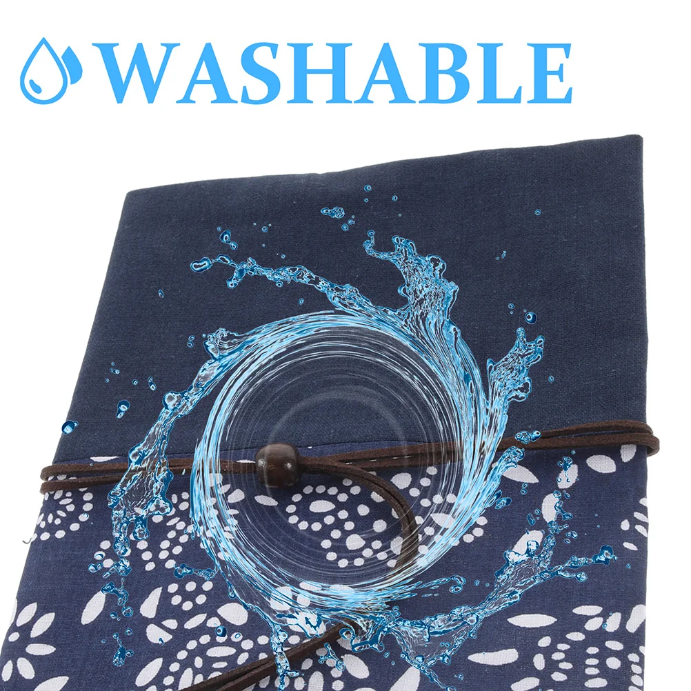 

Washable Cloth Book Cover Lightweight Protective Sleeve Book Protector for Reading Outdoors Student Use