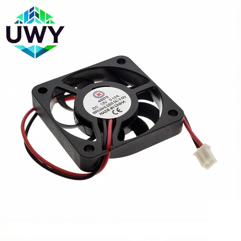 DC 12V Brushless Cooling Fan Silent Mini Cooler Fan 4007/4010/4020/5010/8020 2Pin Terminal For 3D Printer Case Heat Dissipation