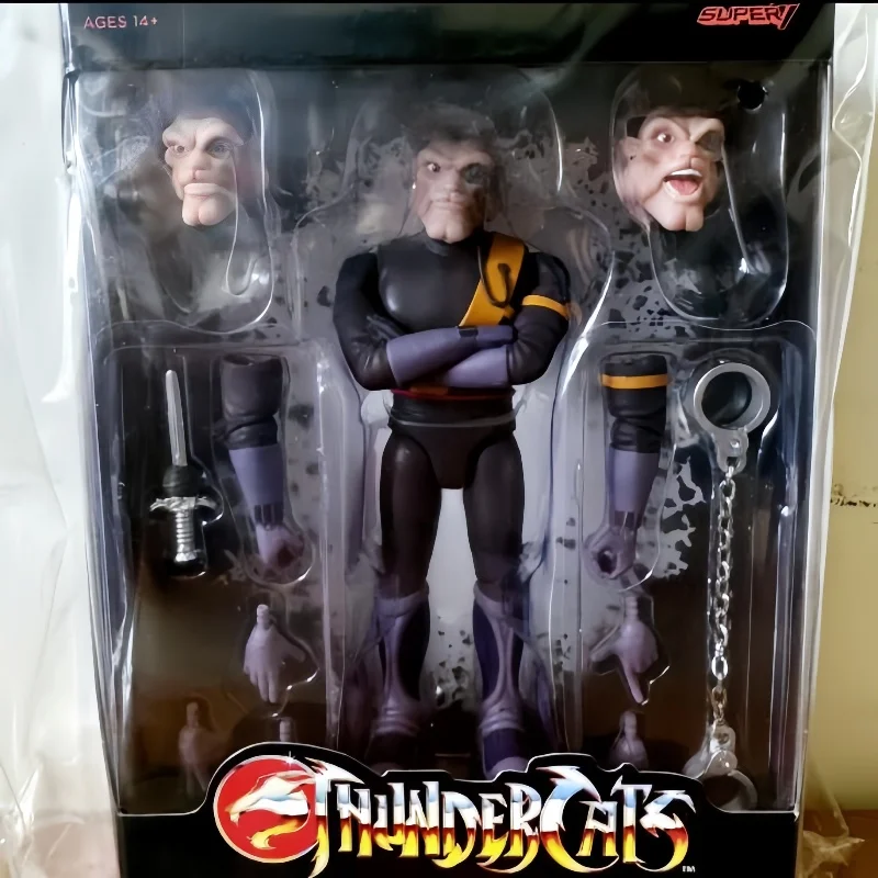 

In Stock Original Vintage Super7 Thundercats 8 Alluro Captain Shiner Hachiman Wilykit Anime Action Collection Figures Model Toys