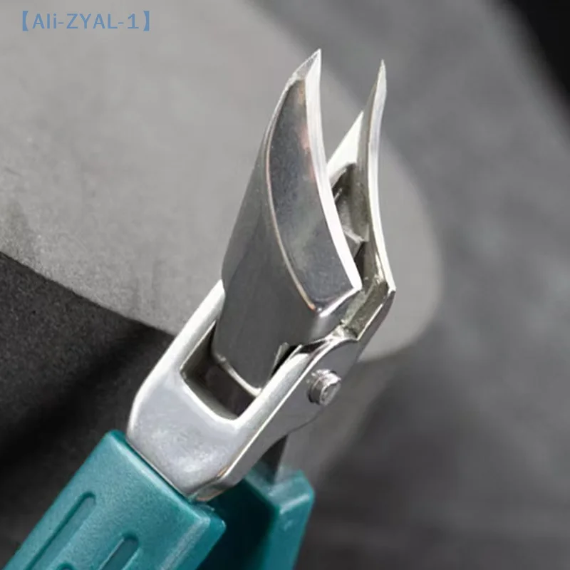 【ZYAL-1】Slanted Pointed Nail Clippers Wide Jaw Opening Anti-Splash Slanted Nail Clipper Nail Scissors Nail Care Tools
