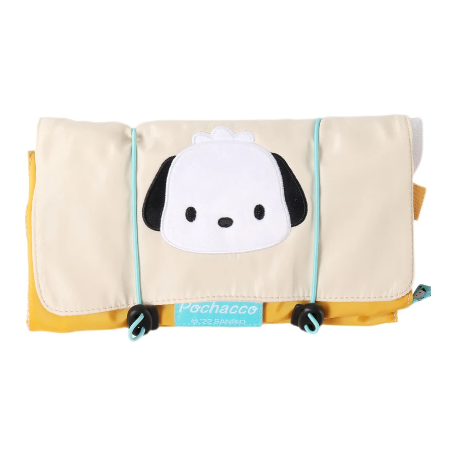 MINISO Sanrio Hanging Makeup Bag Foldable Cosmetic Bag Travel Toiletry Organizer Portable Storage Bag Travel Accessories