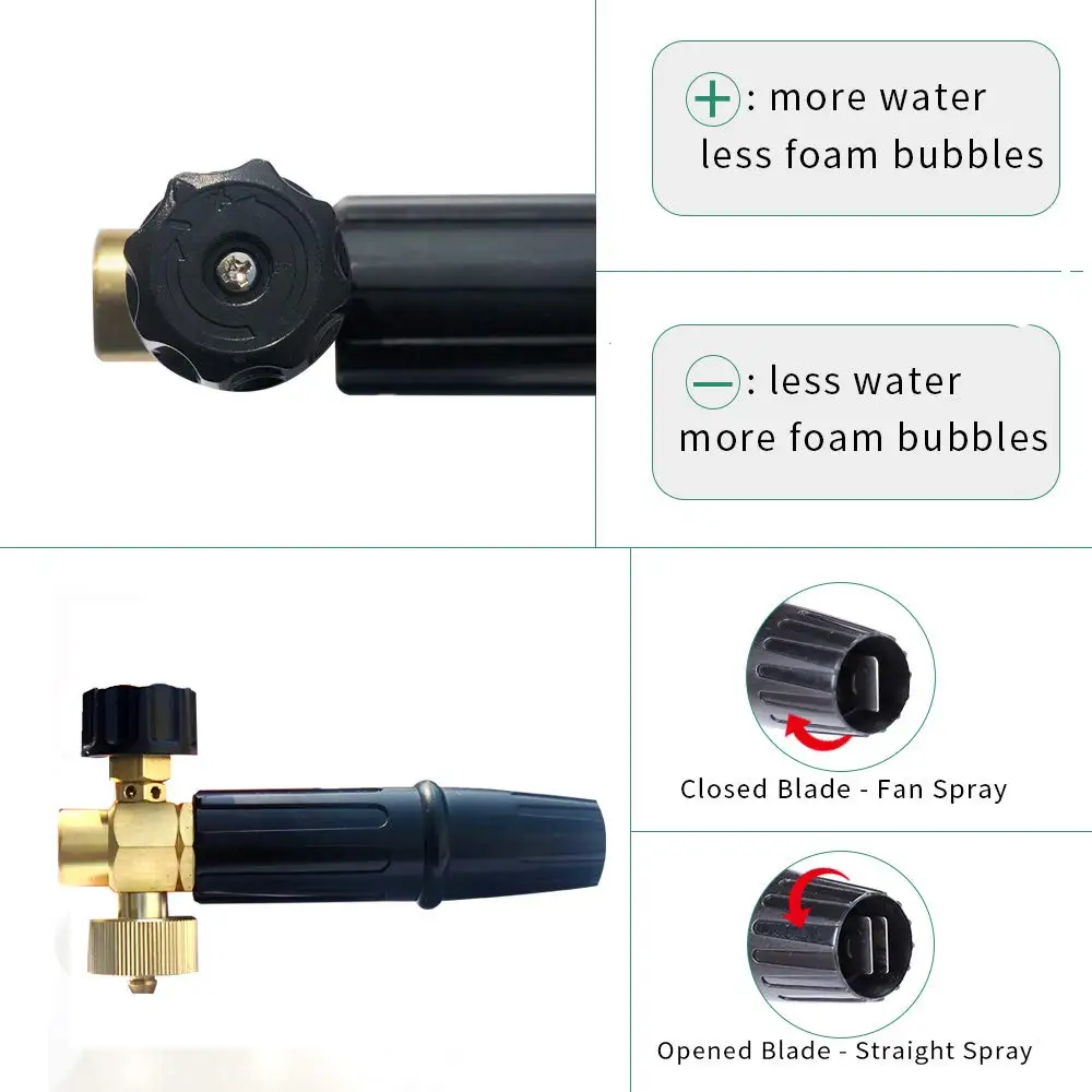 Generator Busa Nosel Busa Busa Salju Lance Busa Meriam Busa Sabun Tekanan Tinggi untuk Karcher HD HDS Mesin Cuci Tekanan Profesional
