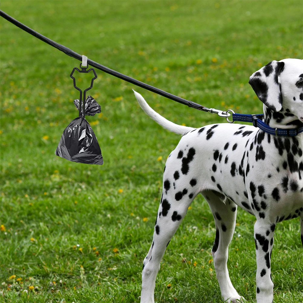 

2 Pcs Poop Bag Holders for Leashes Pet Cat Waste Clip Dog Walking Accessories Abs