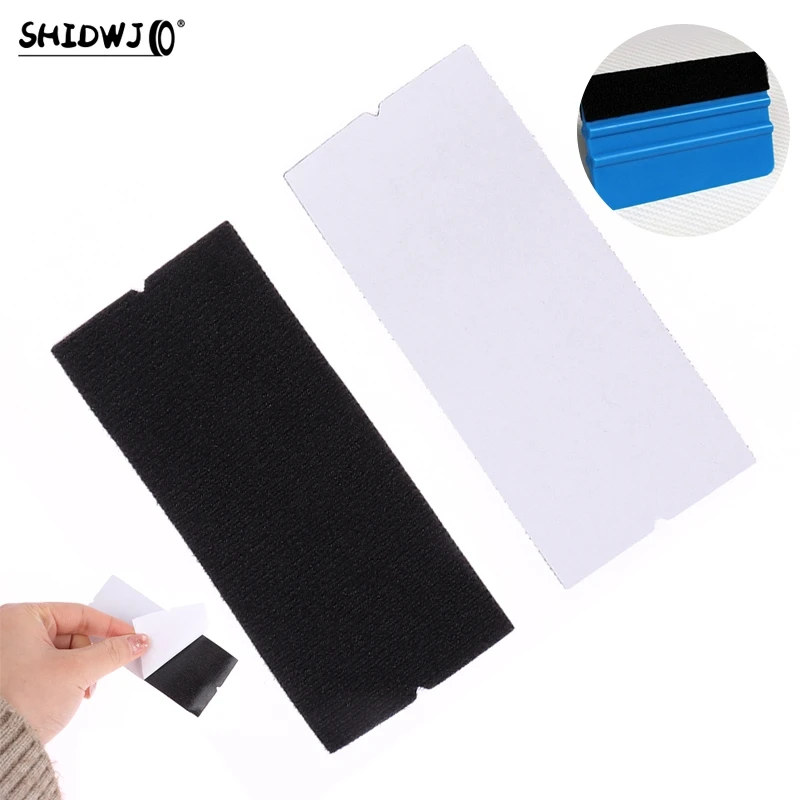 

15Pcs/set Felt Cloth For Vinyl Film Scraper Car Wrap Fabric Felt Cloth For Carbon Fiber Hard Card Squeegee Window Tint Scraper