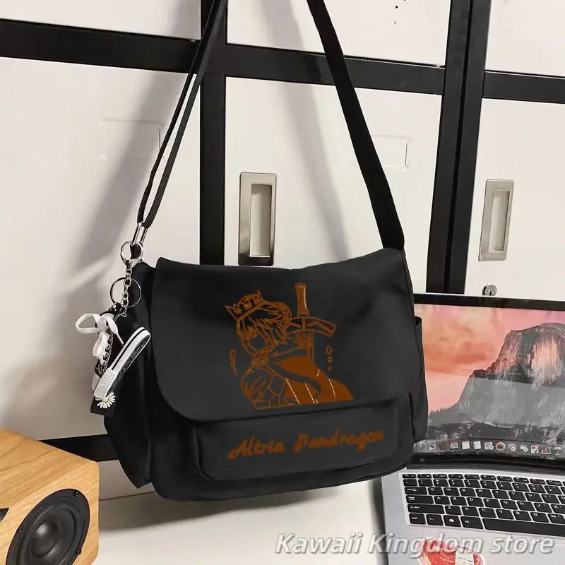 Fate/stay night saber, модный рюкзак для косплея, школьная сумка, студенческий рюкзак, аниме, косплей, сумка-мессенджер, игра