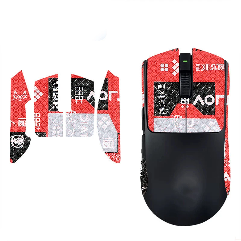 

Mouse Grip Tape Skate Handmade Sticker Non Slip Lizard Skin Suck Sweat For Razer Viper V4 Pro 2026 Wireless Mouse