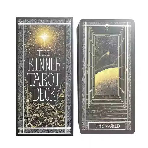 The Kinner Tarot Deck 78Pcs Full English Version Tarot Deck Fun Tarot Card For Beginners Enthusiasts Board Game