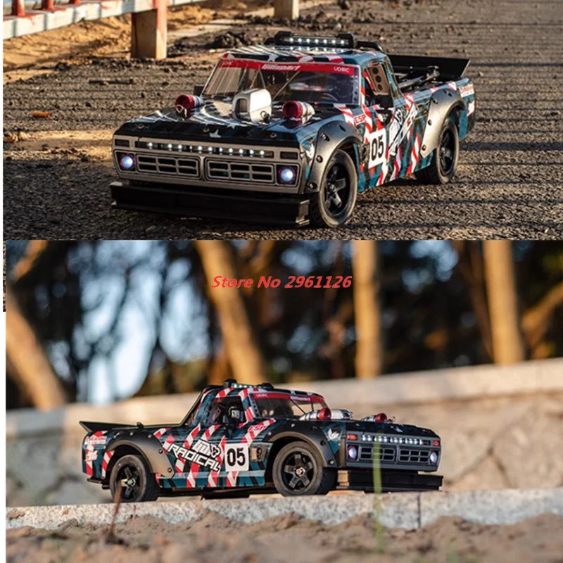 

90KM/H High Speed 1/10 Hoonitruck Drift RC Car Drifter 4WD with 2S 3S Hobbywing Power 60A ESC 2.4G Remote Control Racing Car Toy