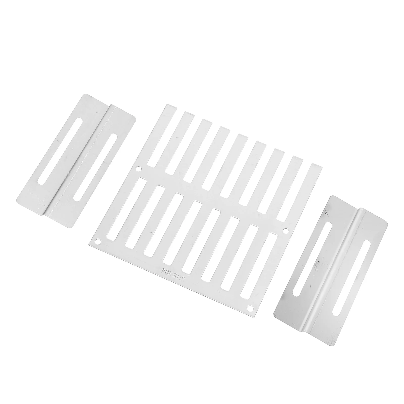 

12.5x12.5cm Stainless Steel Floor Drain Side Wall Sliding Metal Grate Heavy Duty Square Outdoor Drain Cover Concrete Sewer