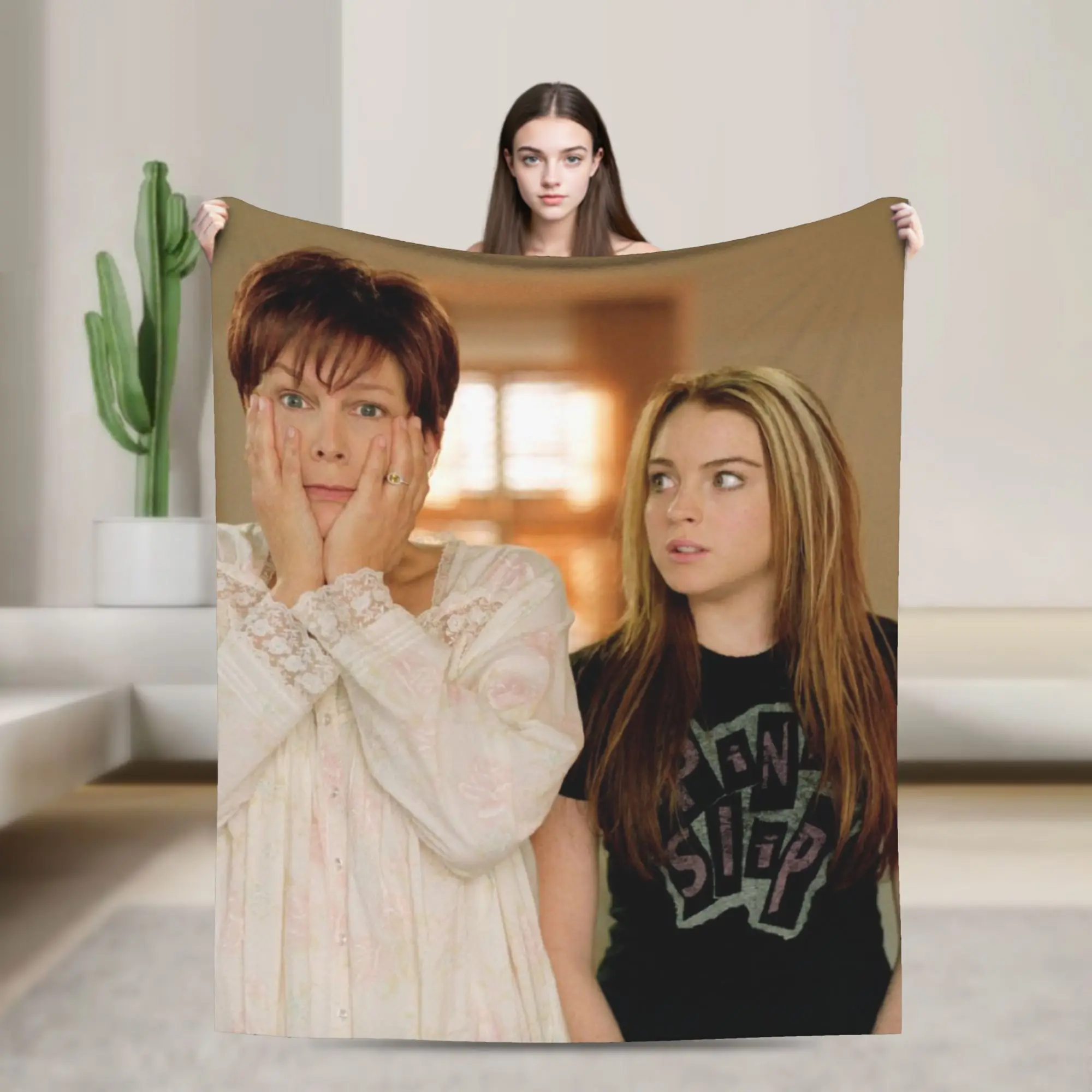 

Одеяло Freaky Friday Movie Concert для дивана, нечеткие мягкое плюшевое одеяло 50x60 дюймов, разноцветные покрывала на все сезоны