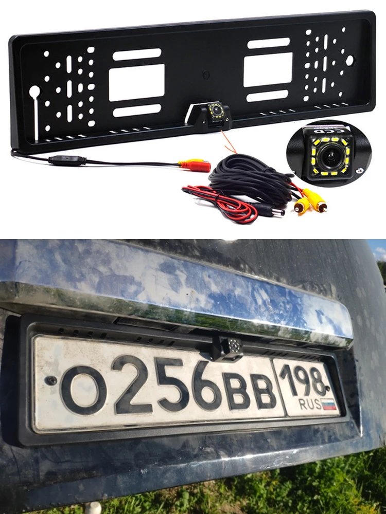 BYNCG Intelligent Dynamic Trajectory Tracks Rear View Camera HD CCD Reverse Backup Auto Reversing Parking Assistance view 4