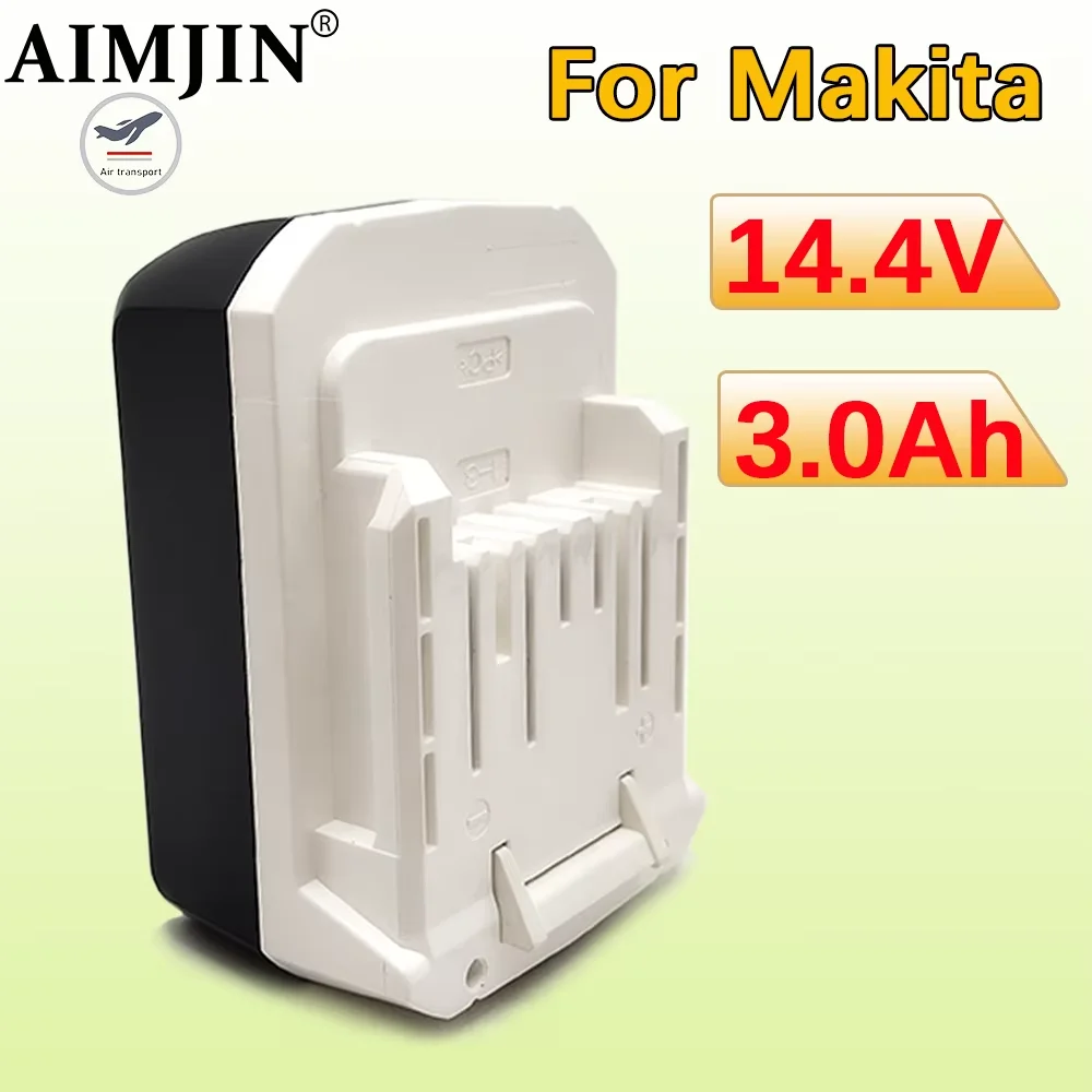 

3.0AH Rechargeable Li-Ion Battery 14.4V For Makita Mak BL1415G BL1413G BL1460G DC18WA UH480D UH520D UM165D UR140D DMR106