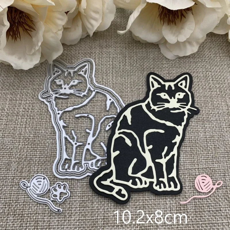 الحيوان الأسرة المعادن قطع يموت الإستنسل DIY بها بنفسك سكرابوكينغ الزخرفية النقش الحرفية يموت قطع قالب القالب #2