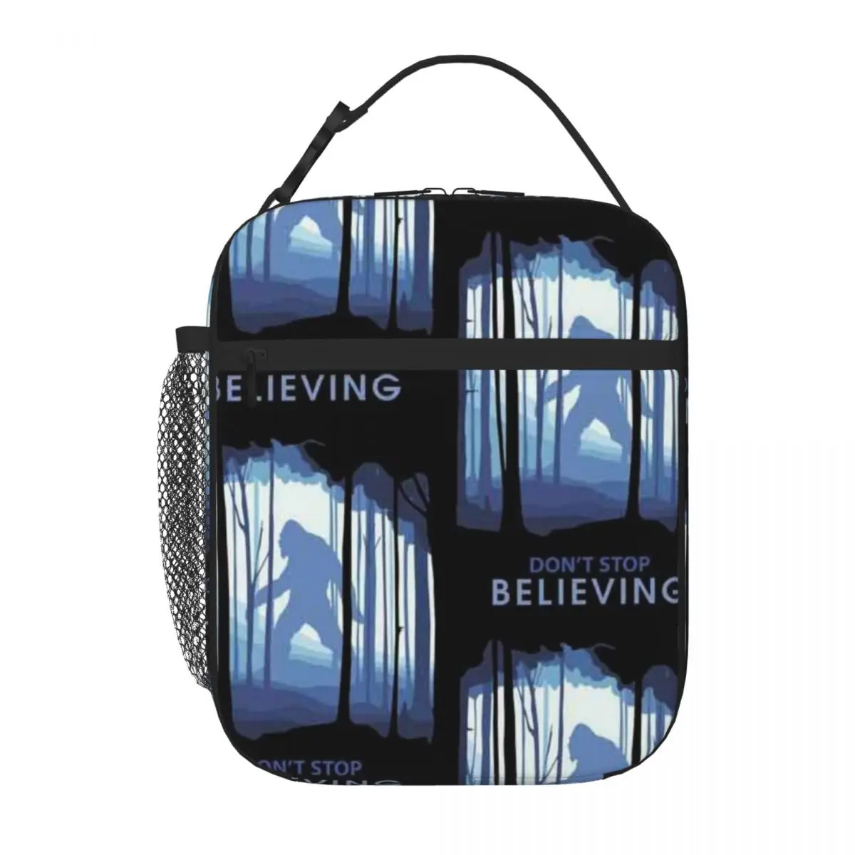 Bestselling I Believe In Bigfoot Boho Portable Lunch Bag Staff Lunch Shoulder Lunch Bag