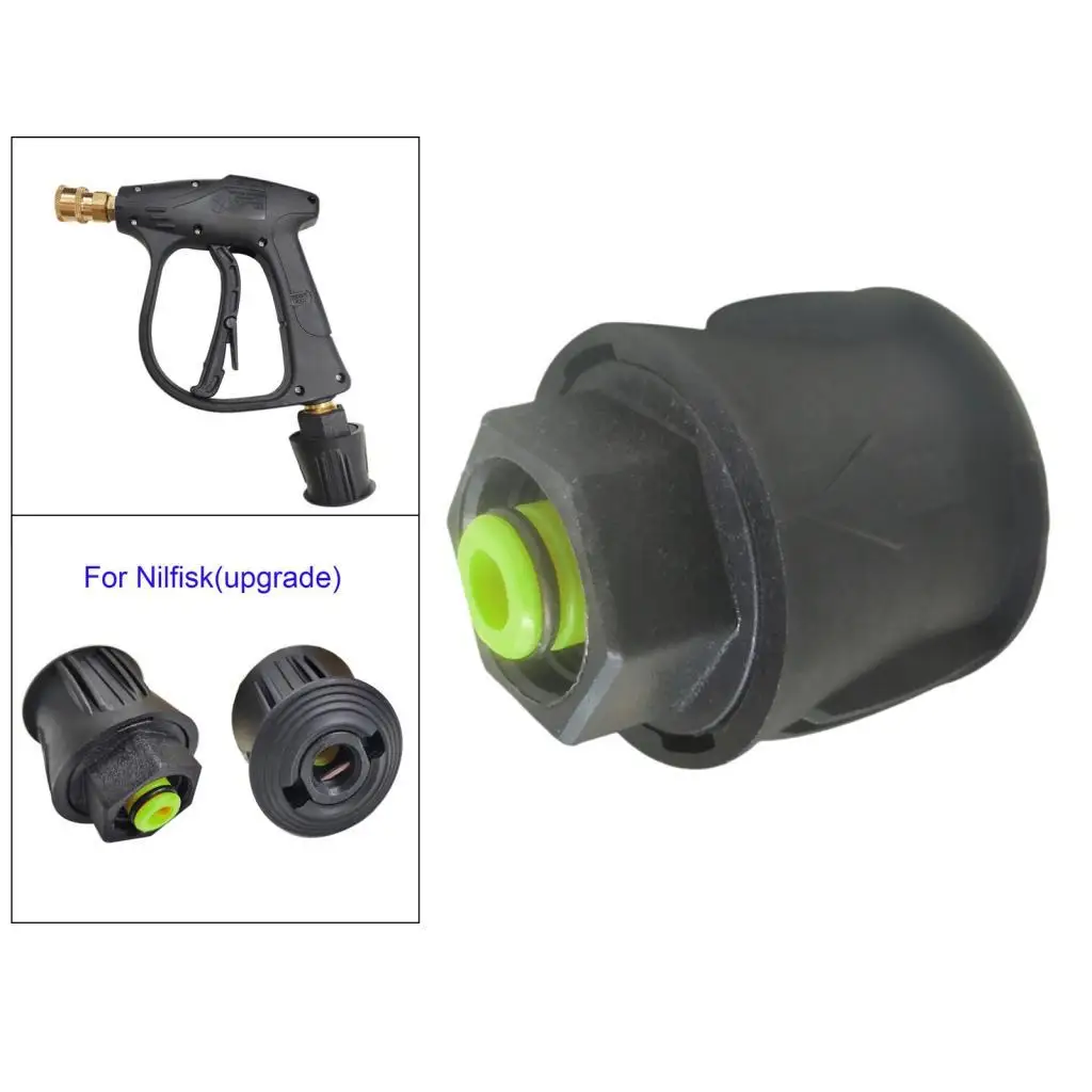 Pressure Washer Electric Hose Quick Connect Adapter Durable Plastic Surface Cleaner Fitting for Nilfisk M22