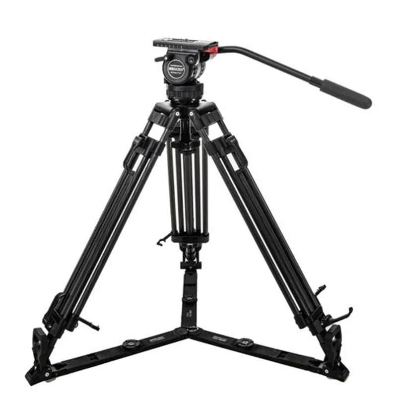 Camera Accessories Secced Reach Plus 1 Professional CCTV Broadcasting Video Tripod With Fluid Head