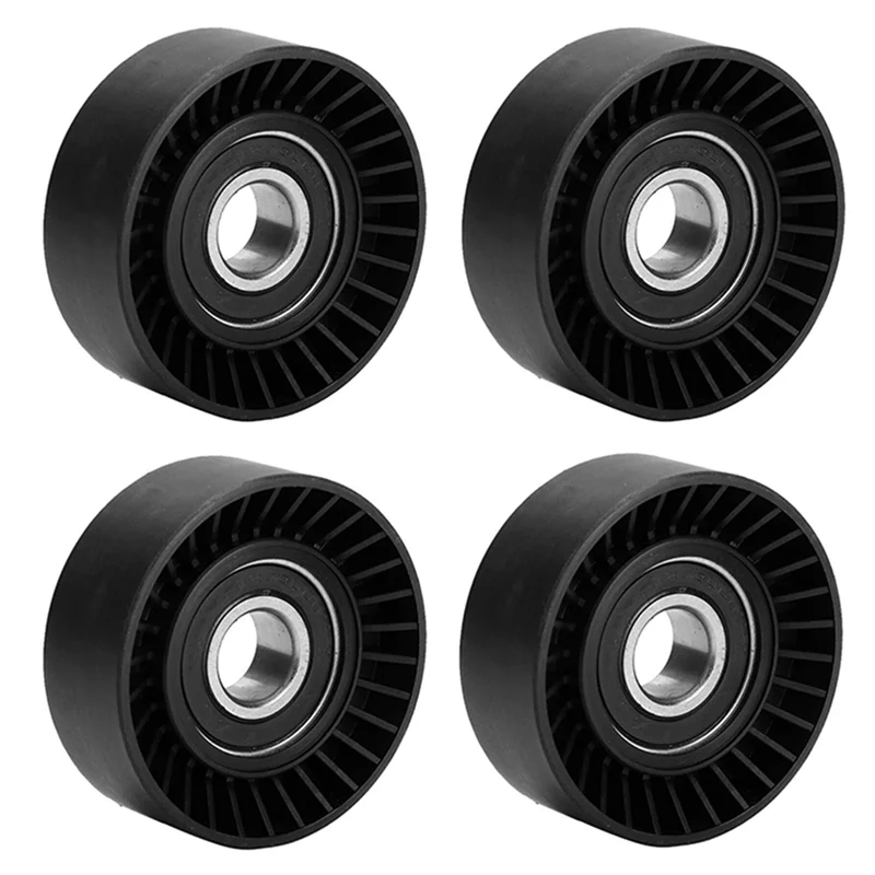 

4X натяжной шкив ремня вентилятора с V-образным ребрами для BMW E46 E39 E38 E36 E53 11281433571