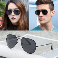 Classic Pilot Men Sunglasses Polarized Vintage Metal Ray Sun Glasses Women Mirror Colors Driving Male Shades UV400