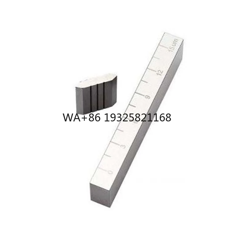 ISO1524 Double-Channel Small Grind Gauge Double Groove Hegman Grindometer Mini Fineness of Grind Gauge Printing Ink Grind Meter