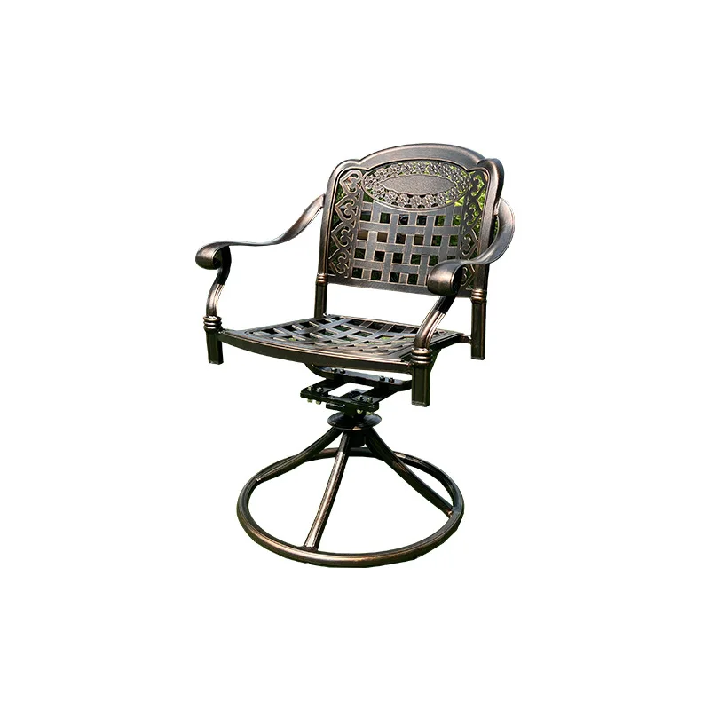 

Outdoor tables and chairs cast aluminum balcony courtyard leisure three-five-piece set open-air outdoor wrought iron waterpro