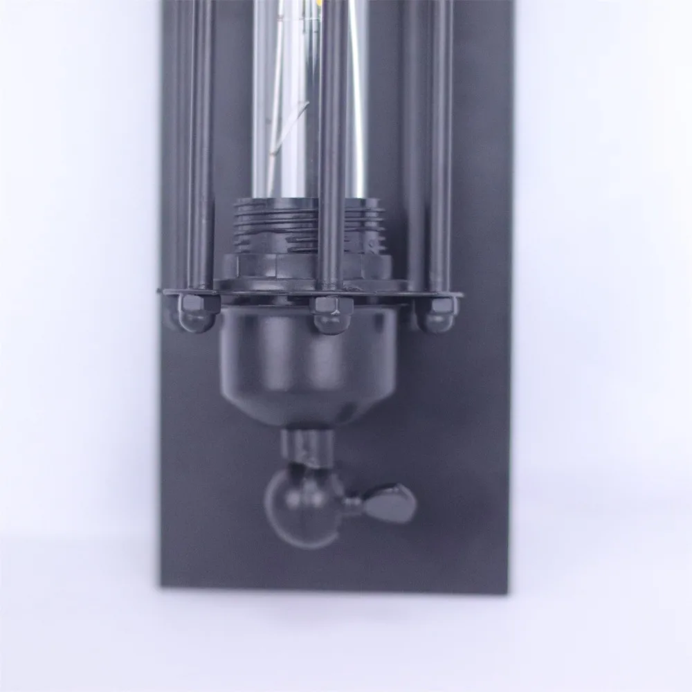 JOYINLED Retro Industrielle Eisen-Wandleuchte für Flur, Treppenhaus, Restaurant, Schlafzimmer, Nachttisch, Heimdekoration, Innen-LED-Beleuchtung – Detail 10