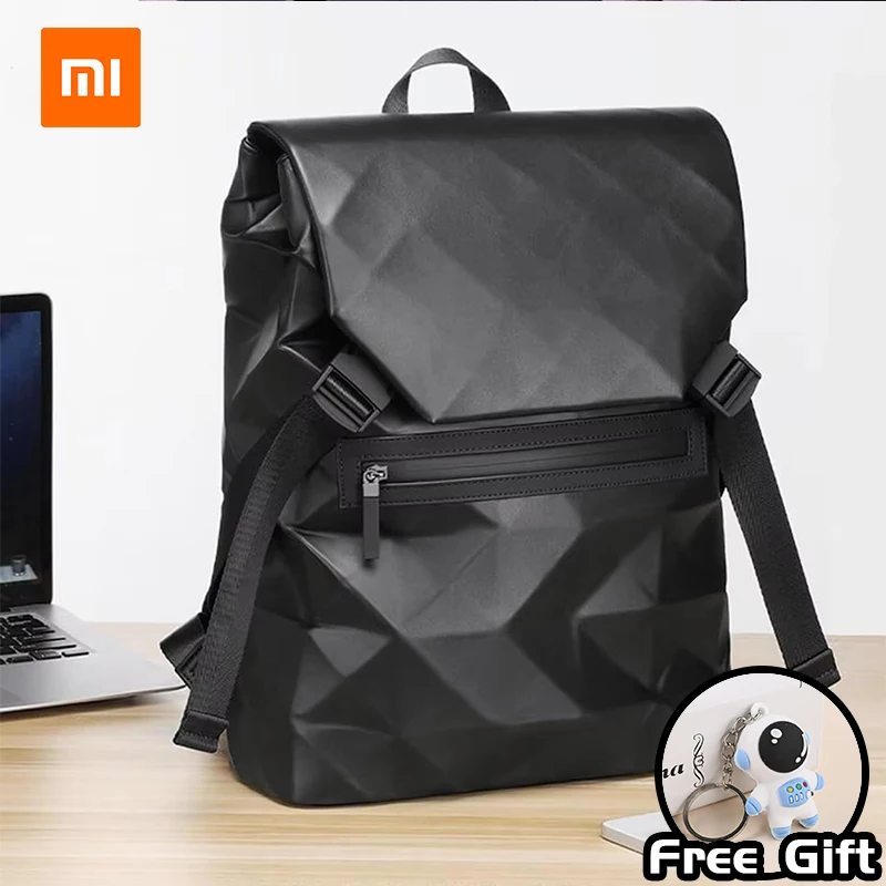 New XIAOMI MONEY QUEEN Fashion Large Capacity Geometric Backpack Laptop Bag Leisure Business Backpack Campus Student Bag