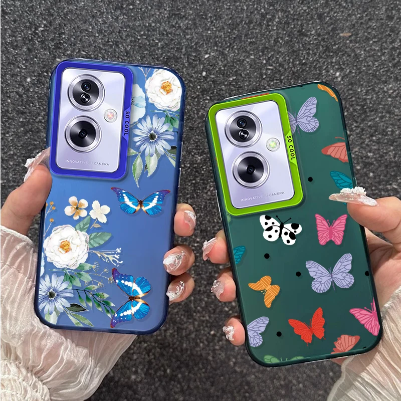 

Animal Butterflies For Oppo A79 A98 5G A17 A38 A54 A74 A78 A94 A40 A96 A60 4G Reno 6 8T 10 11 12 7Z 5 Find X3 Lite Phone Case