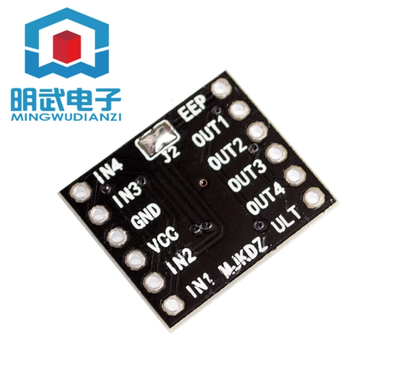 DC Motor Driver Board, 2-Way Motor Driver Module, tamanho pequeno, DRV8833