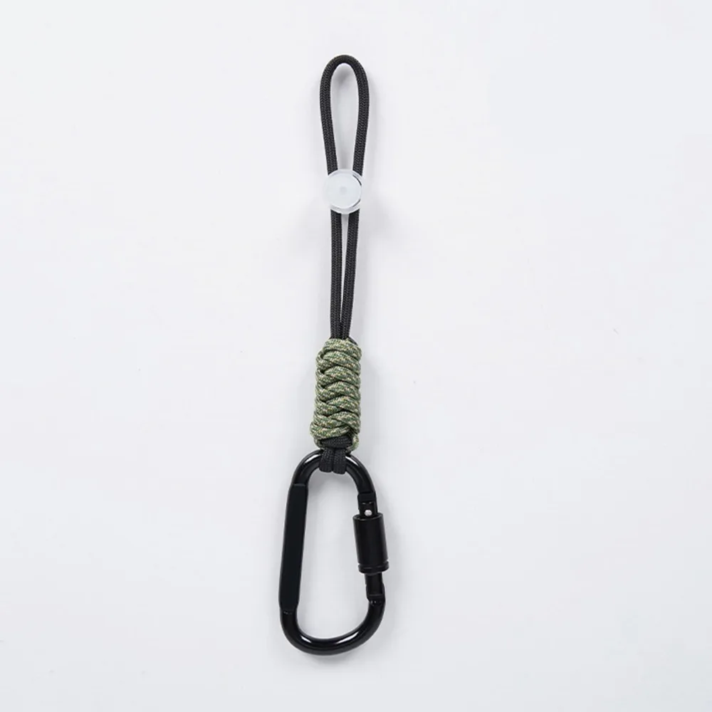 Portable Paracord Keychain Lanyard Multifunctional 21*4cm Outdoor Water Bottle Buckle Hook Creative Water Bottle Hanging Rope