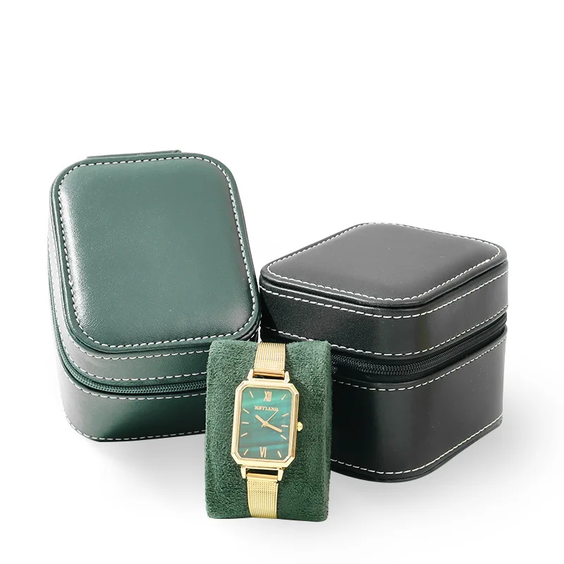 Delicate Travel Watch Case Roll Organizer Classic Necklace Storage Box Wristwatch Jewelry Case Watch Accessories 1 Slot