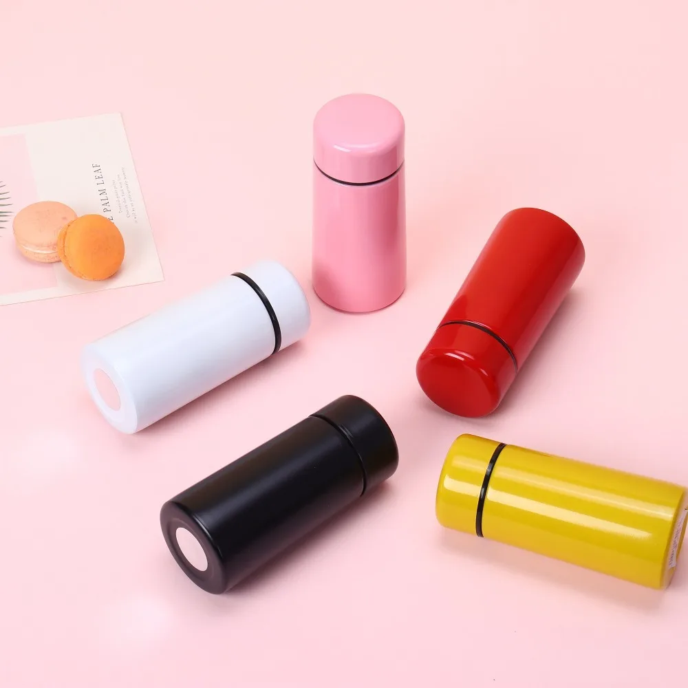

Mini Water Bottle 160ML Micro Vacuum Insulation Metal Thermos Bottle Leak Proof and Spill ProofSuitable for Beverages Coffee Tea