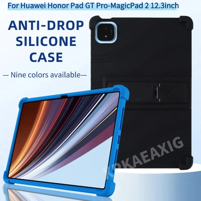 For Huawei Honor Pad GT Pro Tablet case ROD2-W69 W09 Shockproof Cover MagicPad 2 12.3 2024 Soft Silicon Stand Protective Shell