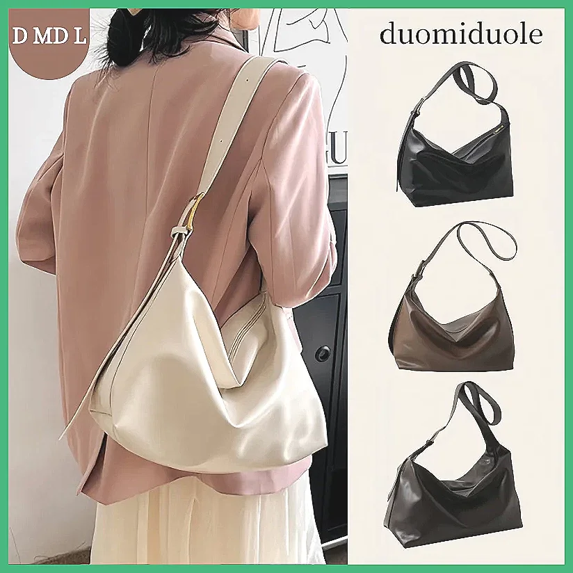 

Винтажная кожаная сумка через плечо для женщин, вместительная повседневная сумка-тоут, сумочка