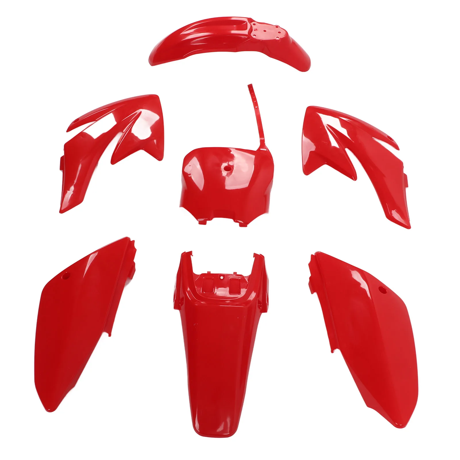 Plastic Body Work Fairing Set para motocicleta, acessórios da motocicleta, substituição para Pit Bike, CRF70, CRF70F