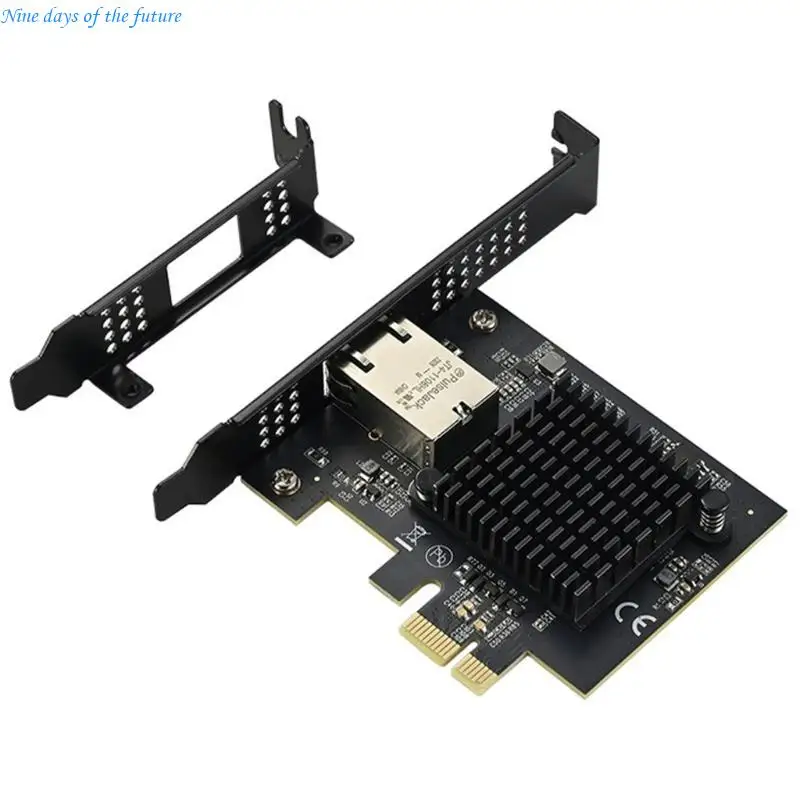 Single Port RJ45 Networking Card PCIE Networking Adapter 1G 2.5G 10Gbps Gigabit Ethernet Networking Card E65A