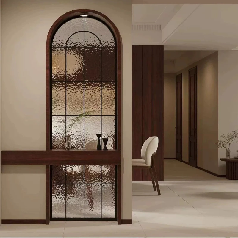

Vintage Luxury Large Bedroom Wall Mirror Specialty Girls Decor Arch Wall Decorations European Nordic Decorative Furniture