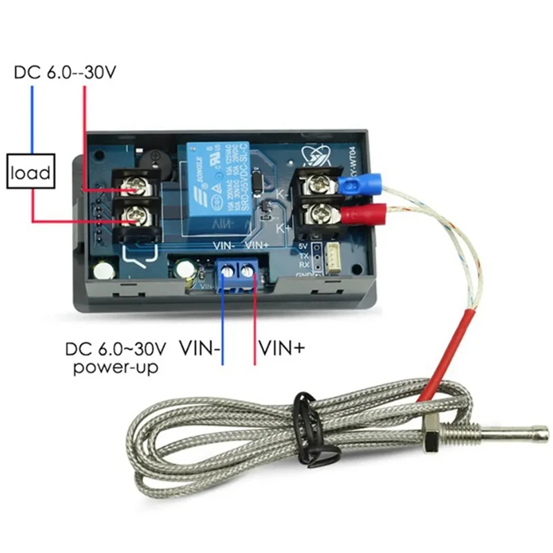 XY-WT04-W WIFI Remote Digital Temperature Controller K Thermocouple High Temperature Controller -99-999 Degrees