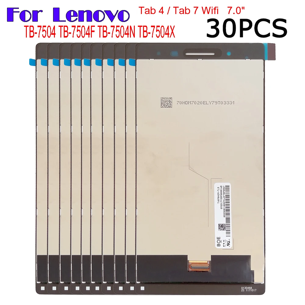 

30PCS 7 inch For Lenovo Tab 4 TB-7504X LCD Tab 4 TB-7504N TB-7504x TB-7504F Display and Touch Screen Digitizer Assembly