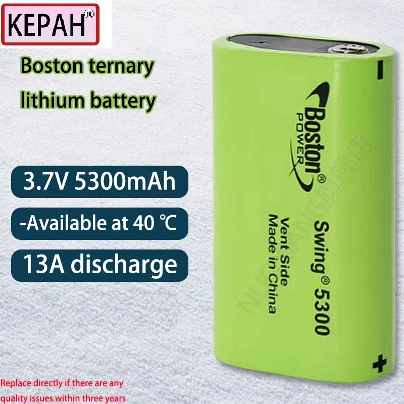 New BOSTON POWER SWING 5300 5300mAh Battery 3.7V Low Temperature Fuel Lithium Batteries Cell 13A Discharge