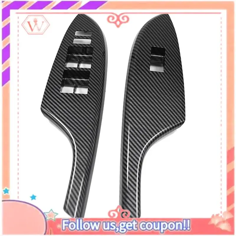 

A88U-Car Window Switch Panel Door Handle Armrest Trim For Toyota Corolla 2006-2013 Window Lift Cover Trim A Parts Accessories