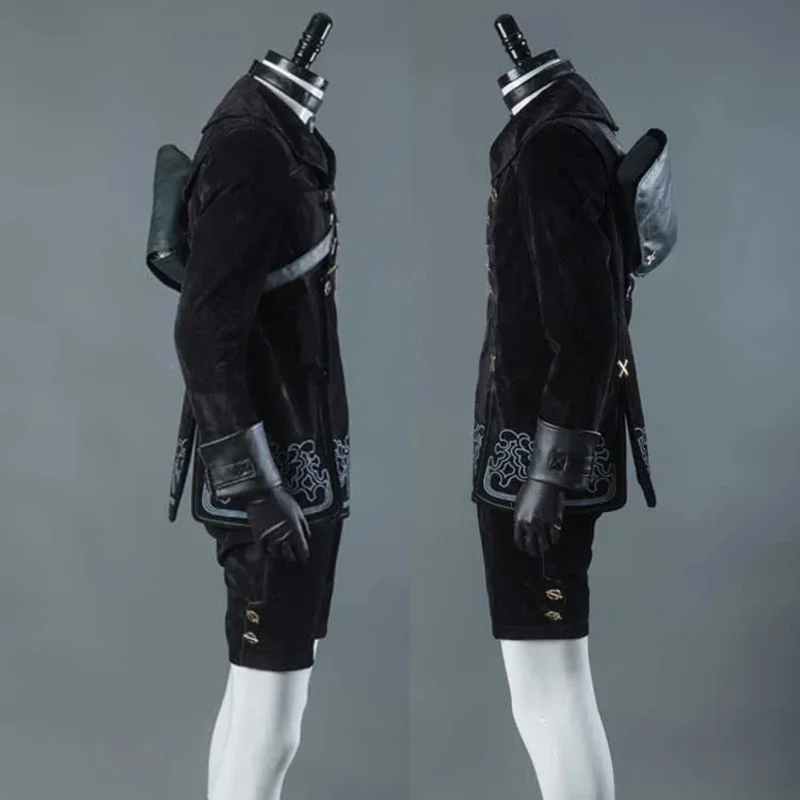 NieR Automata YoRHa No.9 Type S Cosplay costumes 9S Uniforms Jack Pants Back Pack Bracket Gloves Neckdie Stockings Goggle