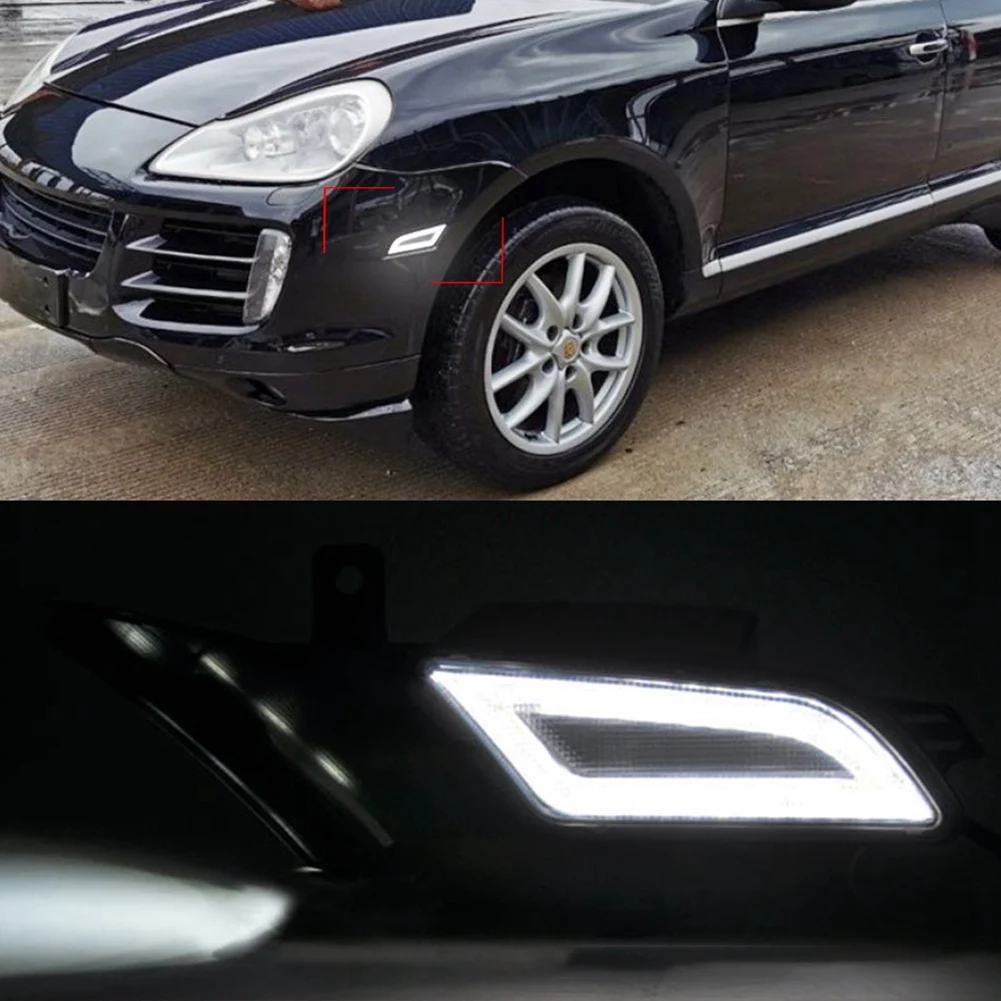 

Better-LED Smoked LED Side Marker Lamp Turn Signal Light For- Cayenne 957 2007-2010