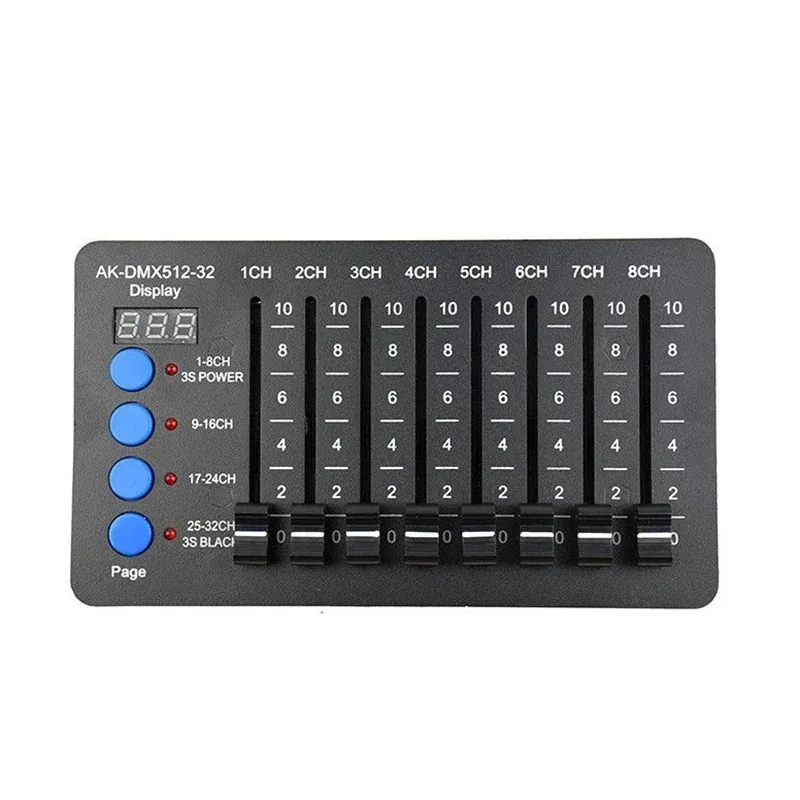 DMX512 Console 512 Channels Mini  Dimming Test Wedding Small Performance Stage Lighting Console