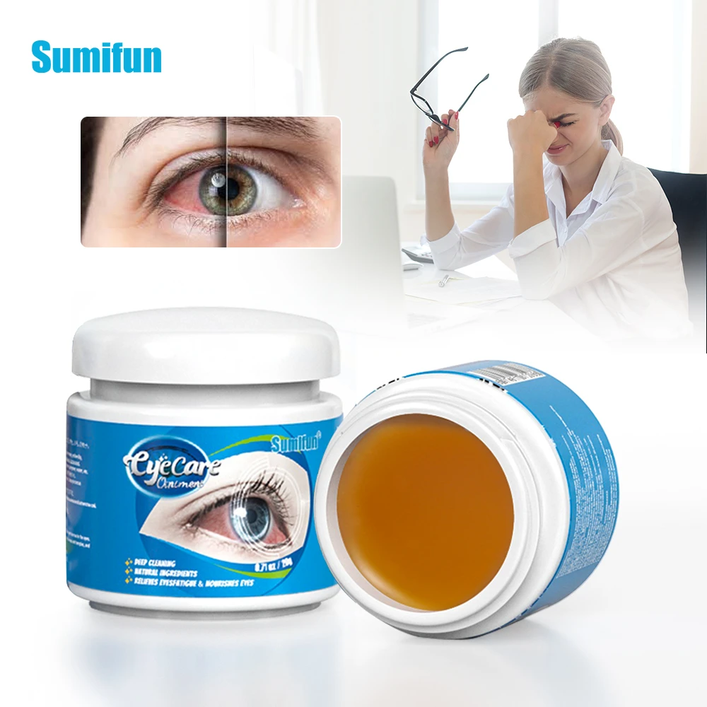 

1/3Pcs Sumifun Eye Care Ointment Herbal Anti Fatigue Dry Eye Soreness Redness Relief Cream Eyesight Protect Myopia Vision Balm