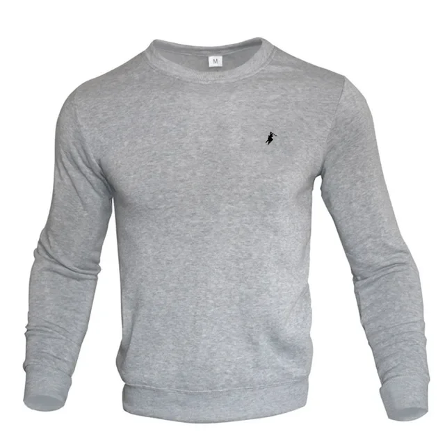 Men's crewneck monochrome sweater, pullover, long sweatshirt, top, cardigan, fall, fashion2024