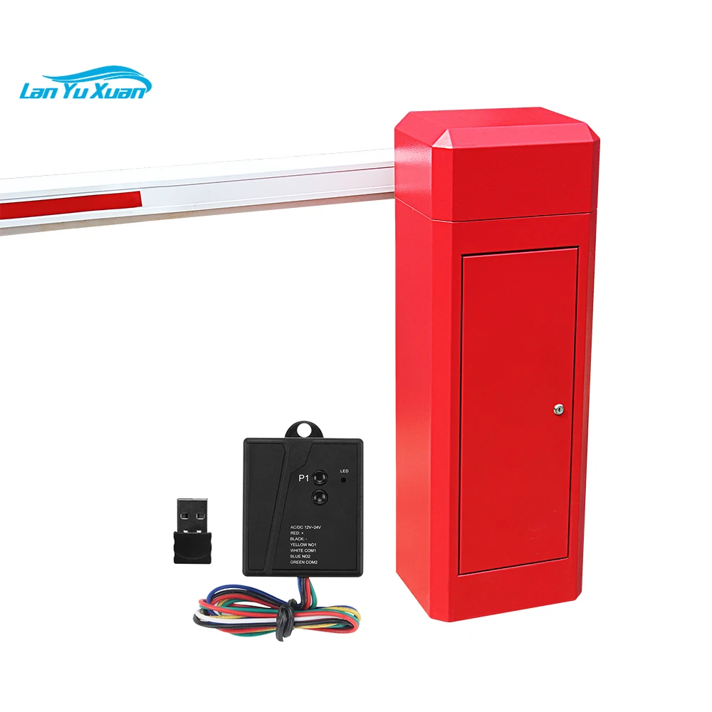 DZ-2291 Adjustable Parking Lot Boom Barrier RFID AC 220V Heavy Duty Parking Gate