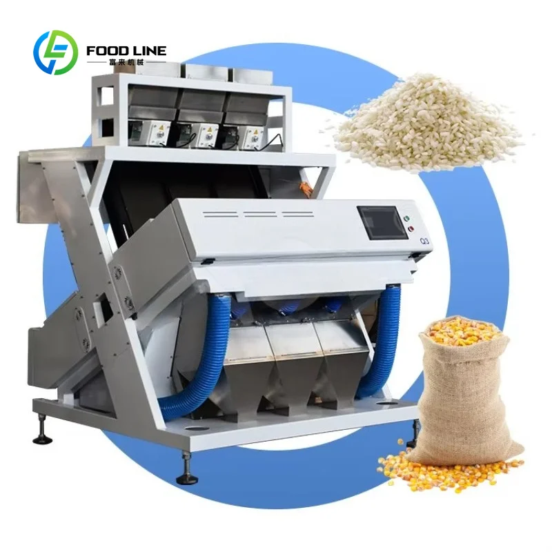 Customized Wheat Rice Grain Colour Sort Machine Mini Pet Lentil White Kidney Bean Color Sort and Grade Machine