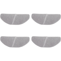 4PCS Mop Cloths Replacement Parts Accessories For Midea S8+ M7 Pro Robotic Vacuum Cleaner